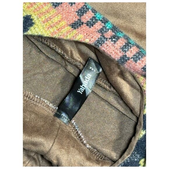 Yahada USA Geometric Striped Aztec Hooded Long Sleeve Top Womens Size S - Picture 2 of 7